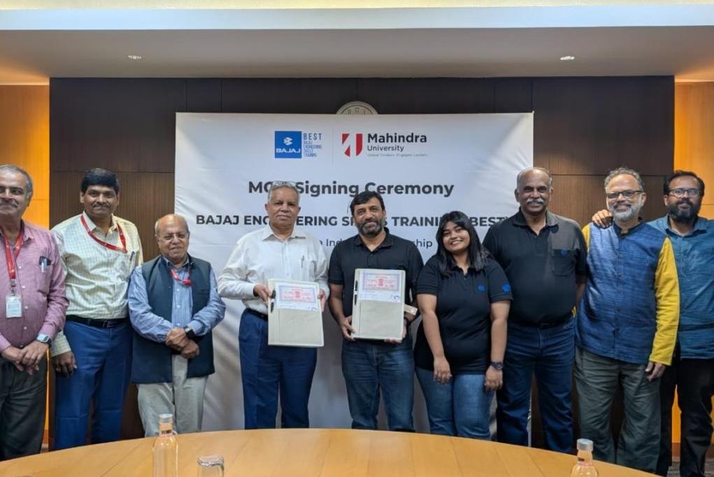 Mahindra University Partners with Bajaj Auto to Host Bajaj Engineering Skill Training (BEST) Centre